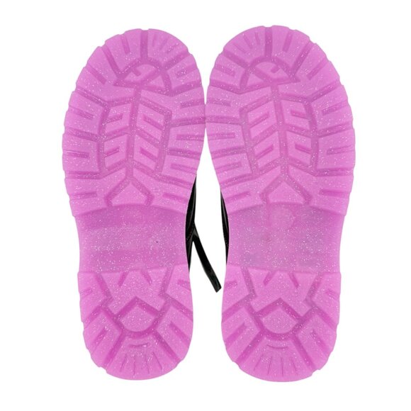 Nickelodeon That Girl Lay Lay Sparkle Glitter Lace-up Black Pink Shoes Sz 3 NWOB - Picture 10 of 12